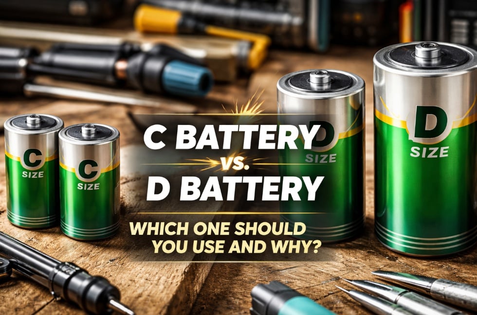 C Battery vs. D Battery: Key Differences Explained