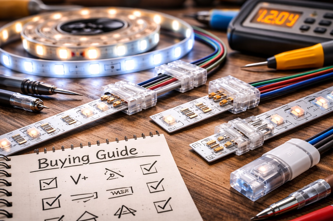 Led Strip Connection Types LED Strip Connectors: Buying Guide, Types Comparison & Installation Tips