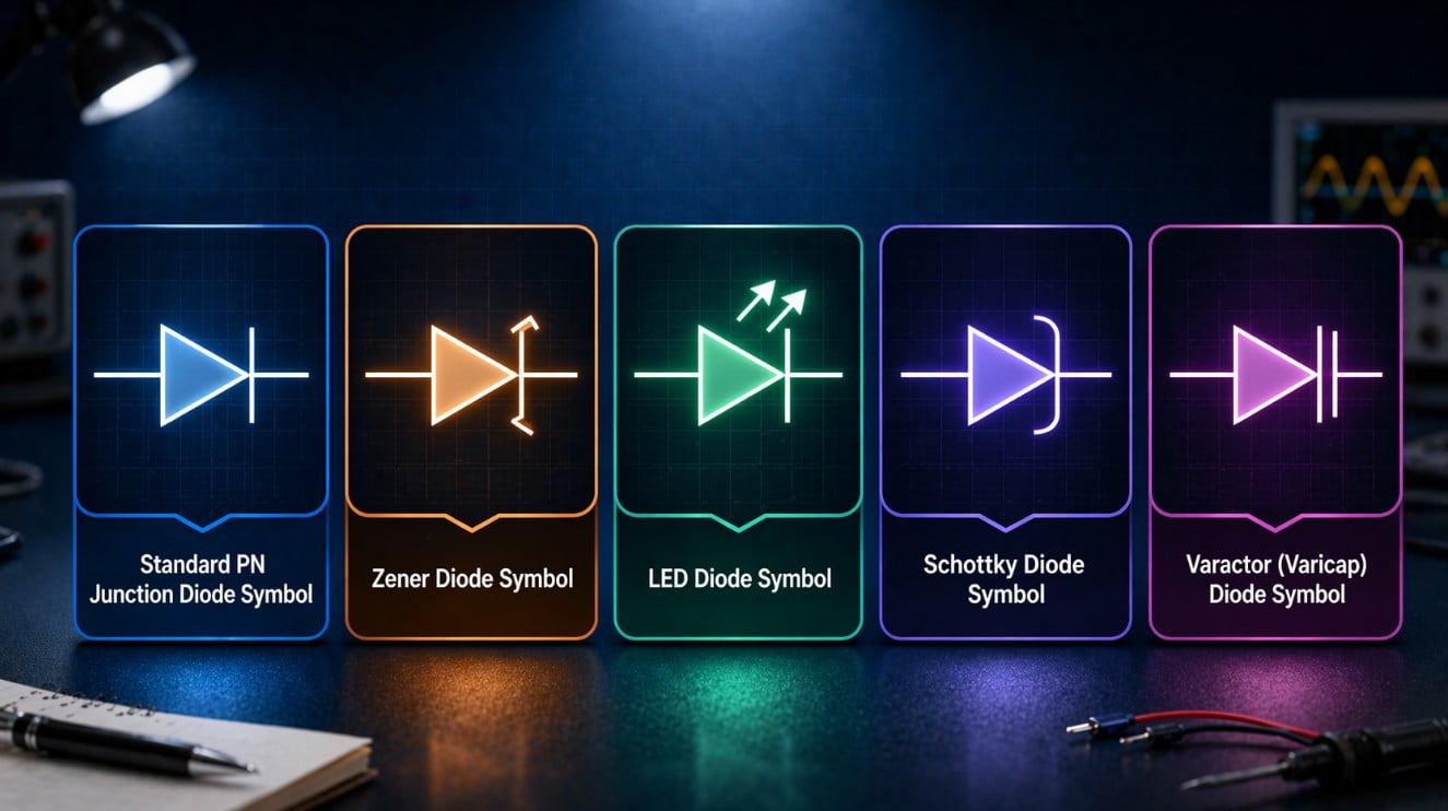 Diode Symbol Explained: Types, Meaning & Polarity Guide